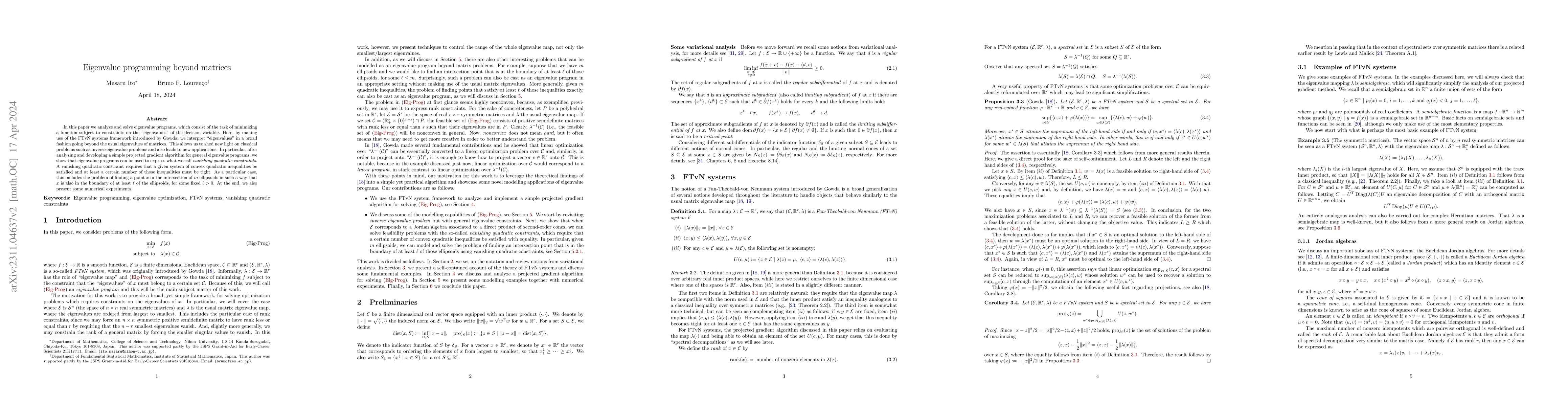 Thumbnail for Eigenvalue programming beyond matrices