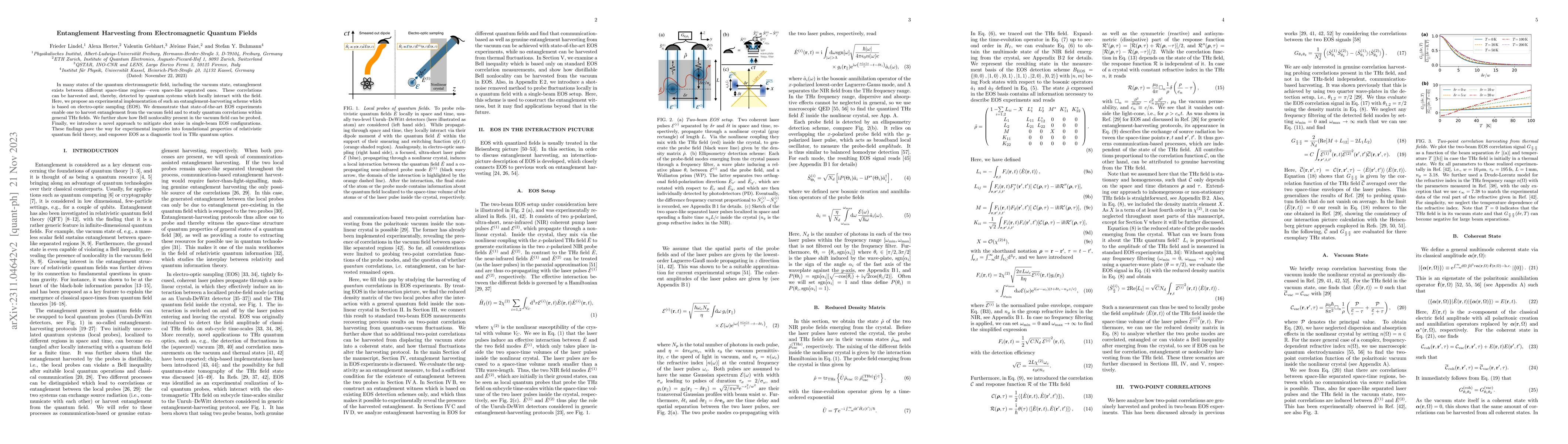 Thumbnail for Entanglement Harvesting from Electromagnetic Quantum Fields