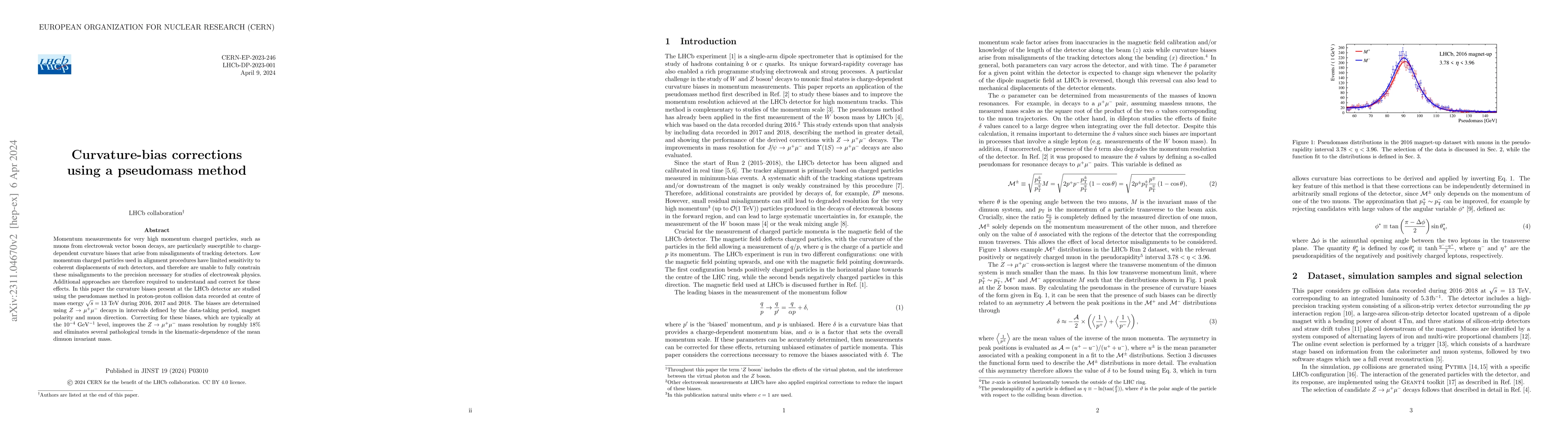 Thumbnail for Curvature-bias corrections using a pseudomass method