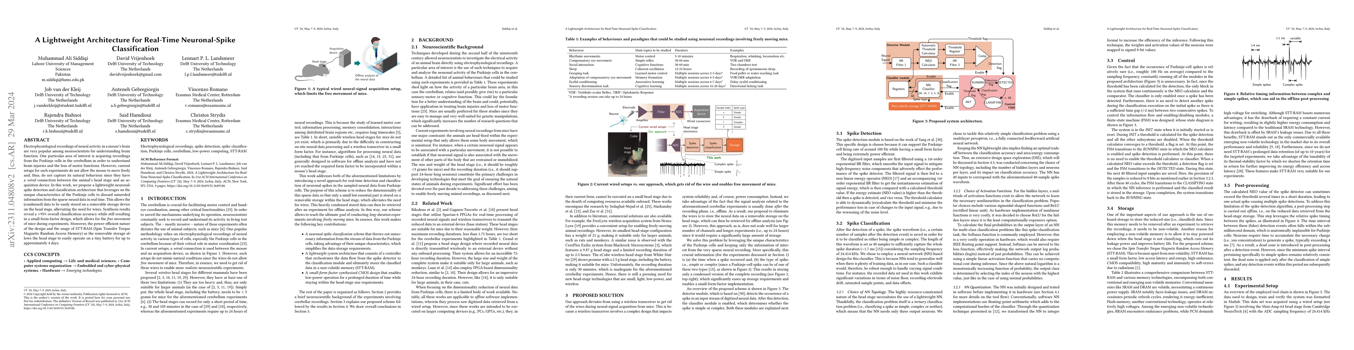 Thumbnail for A Lightweight Architecture for Real-Time Neuronal-Spike Classification