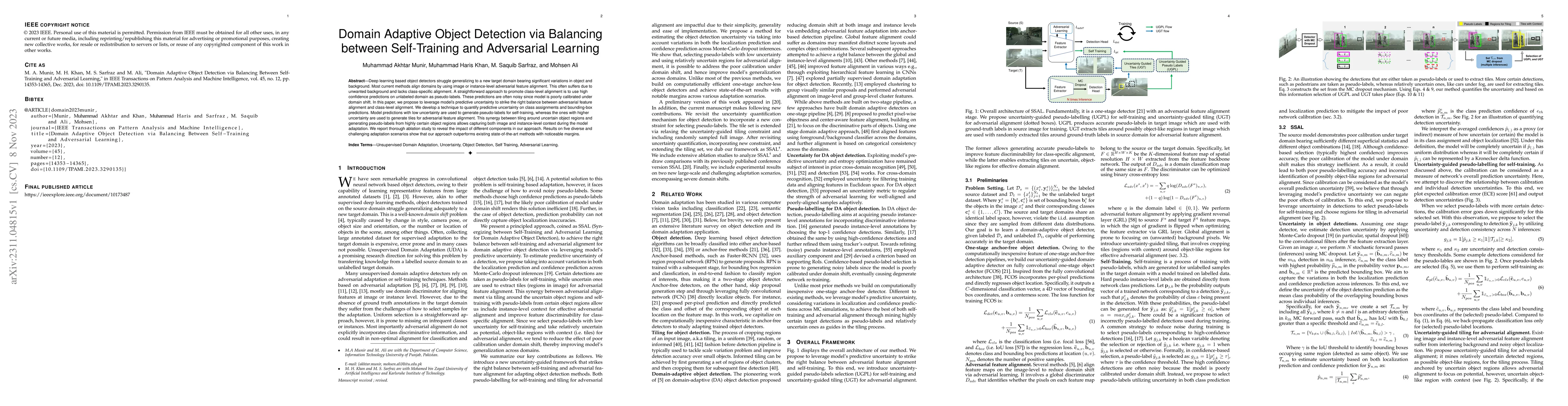 Thumbnail for Domain Adaptive Object Detection via Balancing Between Self-Training and
  Adversarial Learning