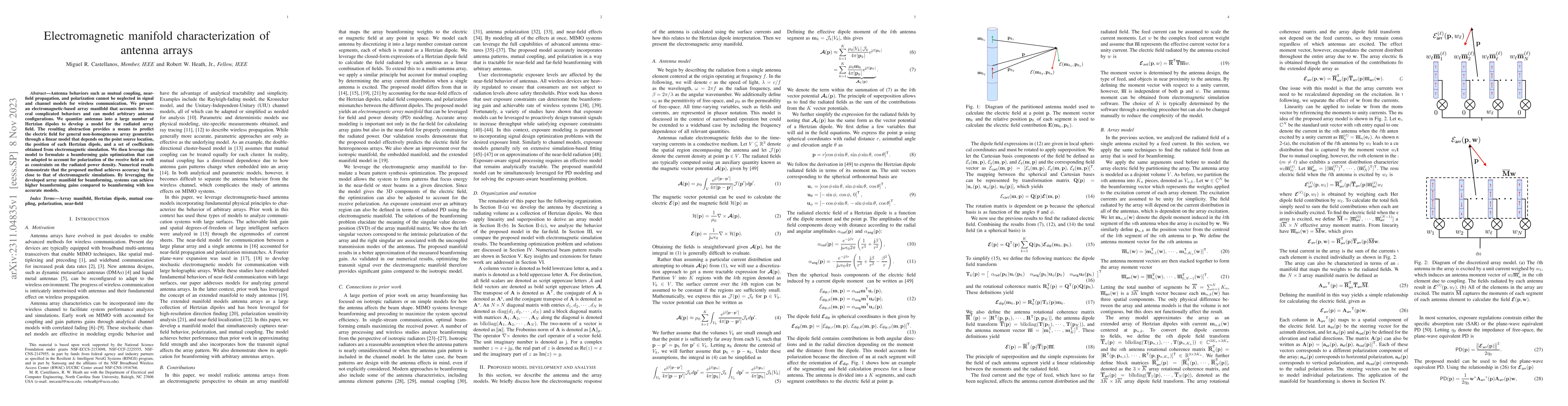 Thumbnail for Electromagnetic manifold characterization of antenna arrays