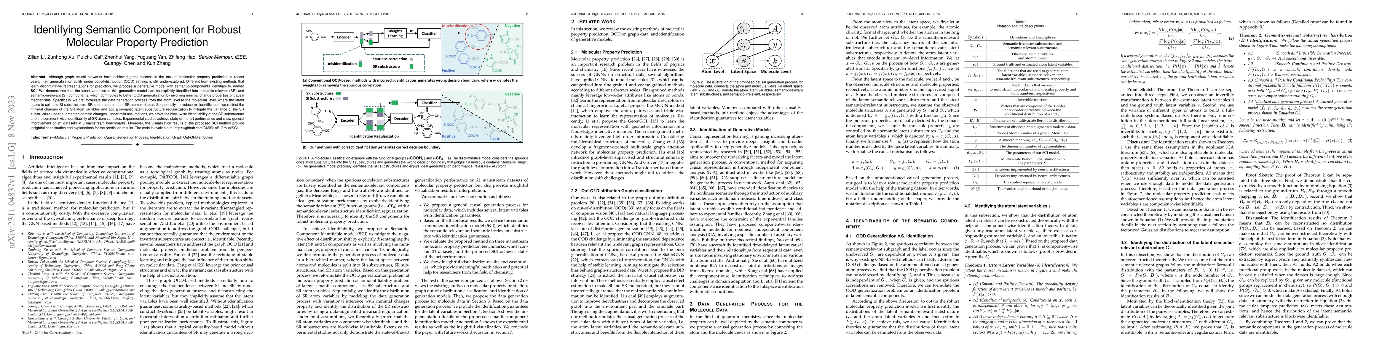 Thumbnail for Identifying Semantic Component for Robust Molecular Property Prediction