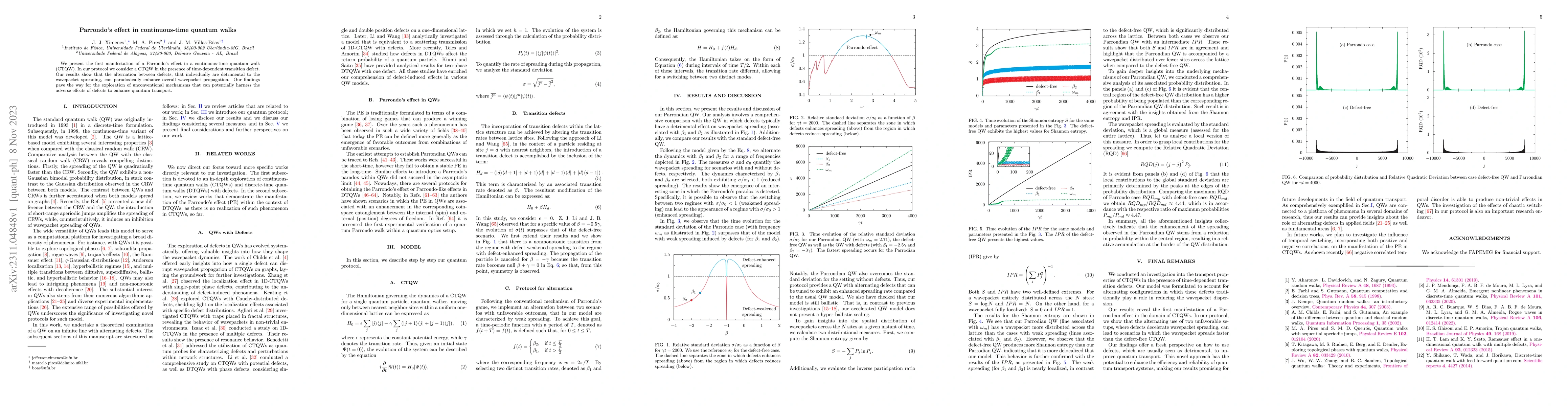 Thumbnail for Parrondo's effect in continuous-time quantum walks