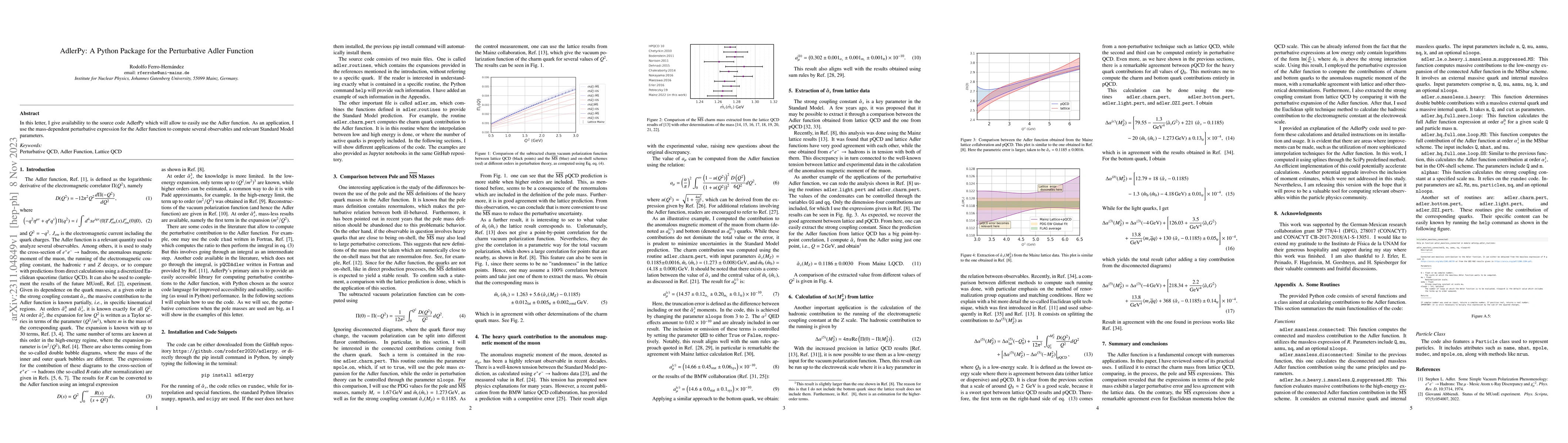 Thumbnail for AdlerPy: A Python Package for the Perturbative Adler Function