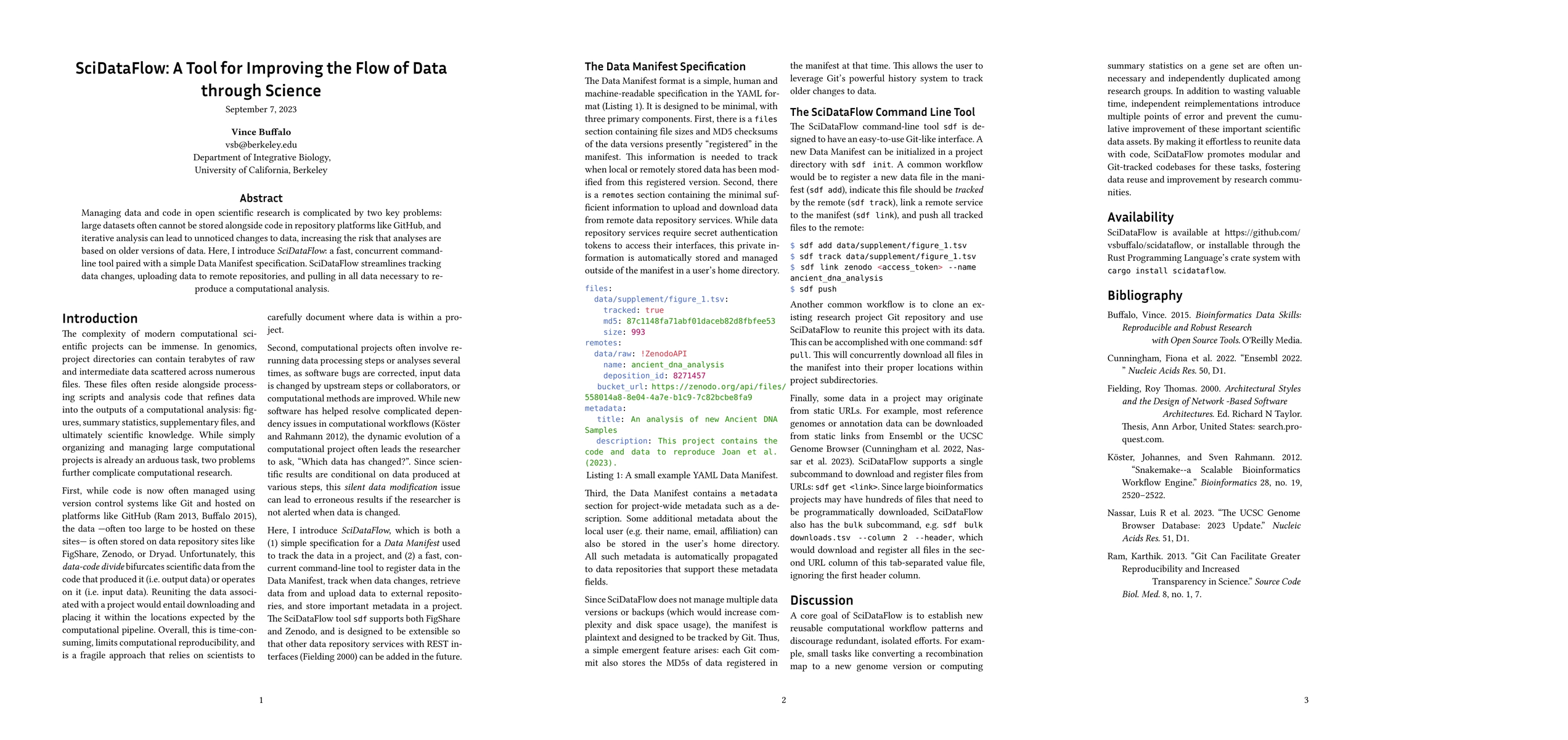 Thumbnail for SciDataFlow: A Tool for Improving the Flow of Data through Science