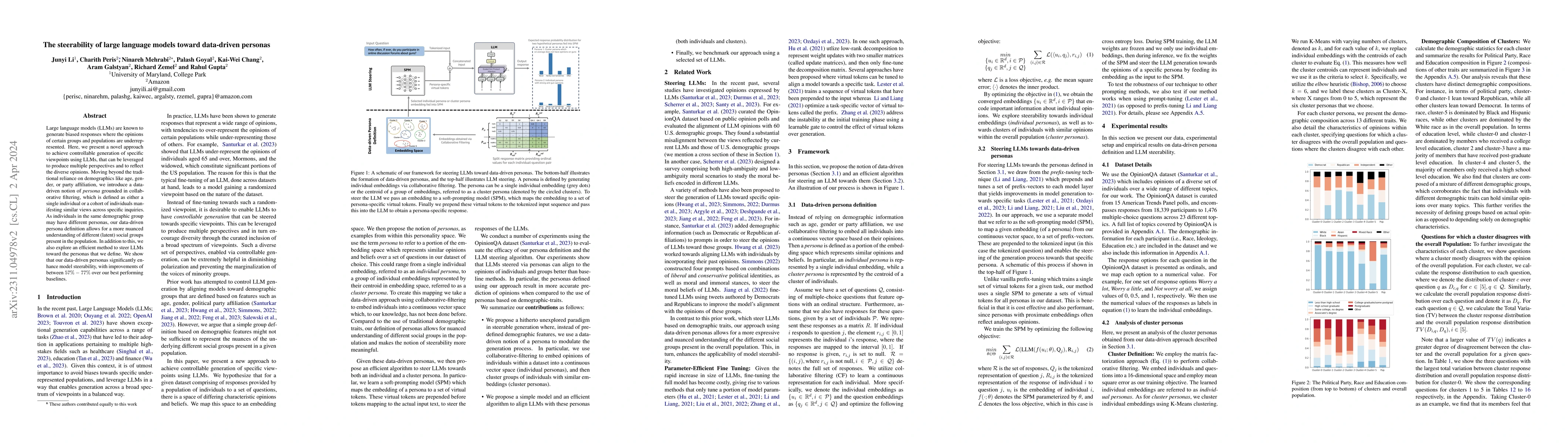 Thumbnail for On the steerability of large language models toward data-driven personas