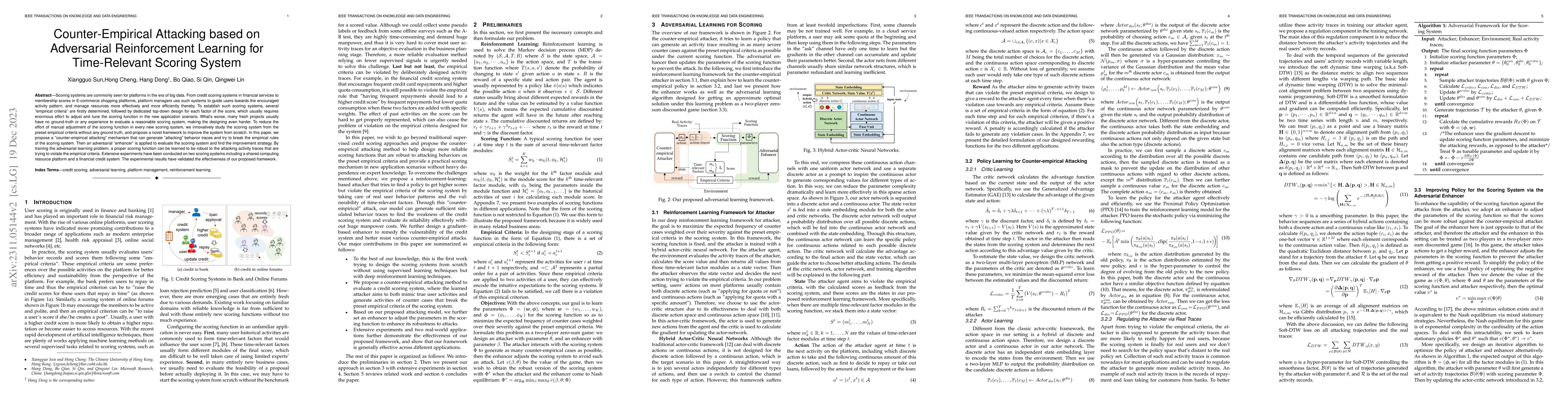 Thumbnail for Counter-Empirical Attacking based on Adversarial Reinforcement Learning
  for Time-Relevant Scoring System