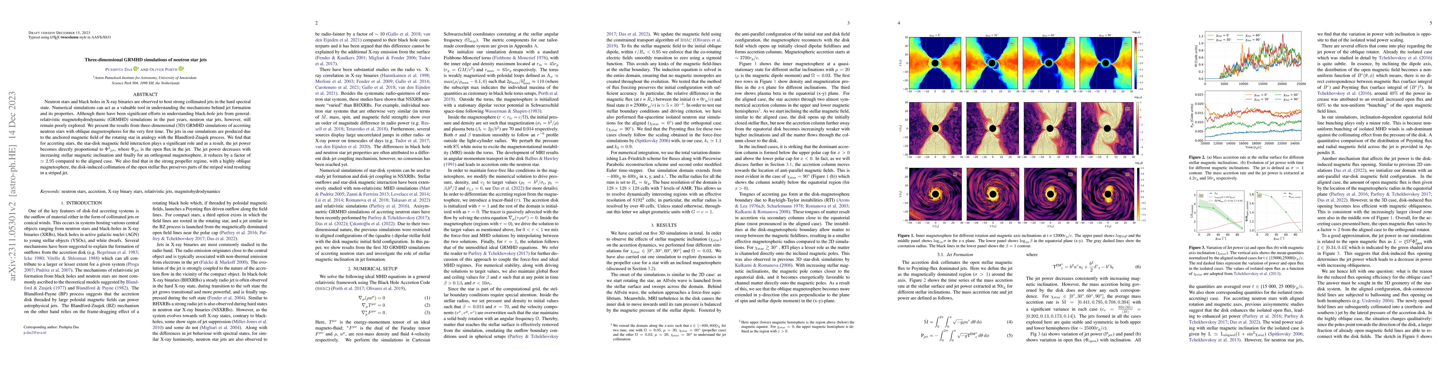 Thumbnail for Three-dimensional GRMHD simulations of neutron star jets