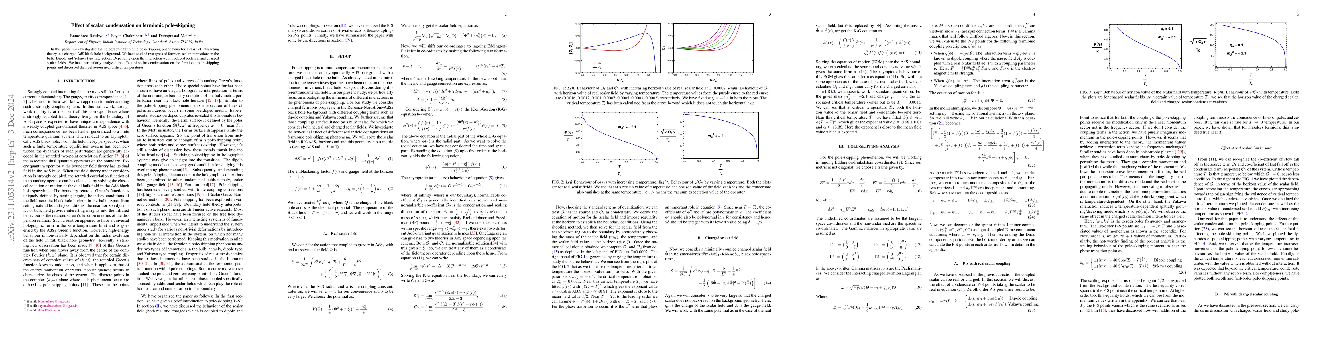 Thumbnail for Effect of scalar condensation on fermionic Pole-Skipping