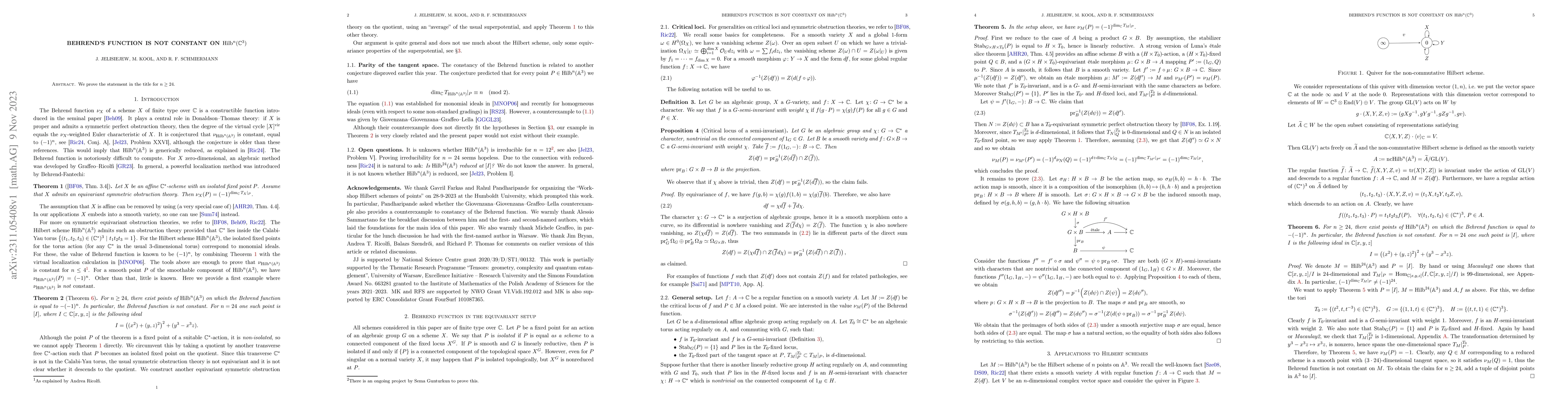 Thumbnail for Behrend's function is not constant on $\mathrm{Hilb}^n(\mathbb{C}^3)$