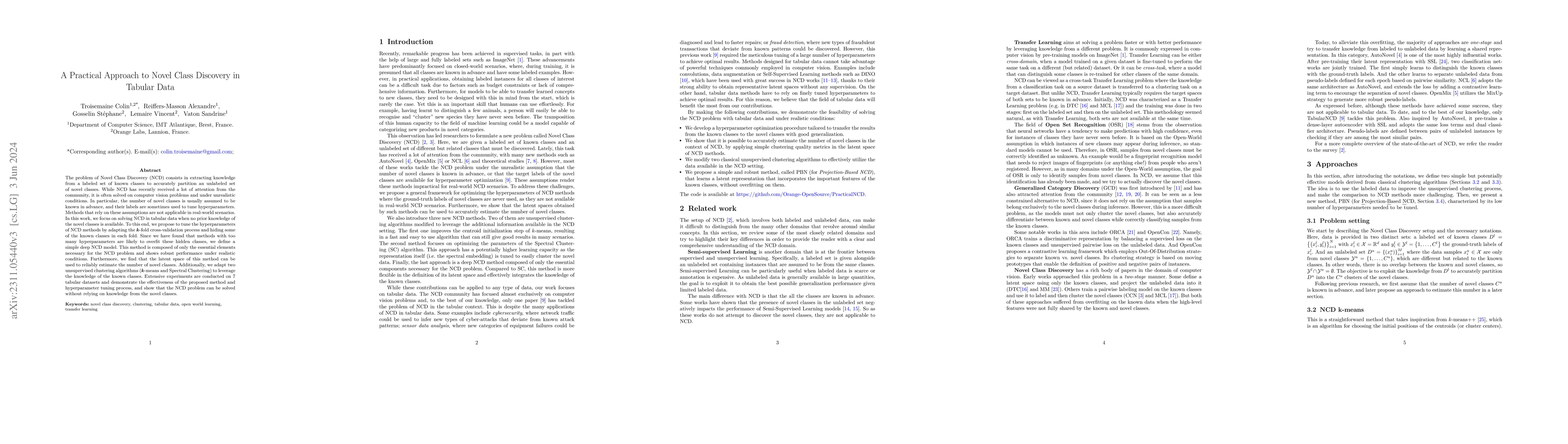 Thumbnail for A Practical Approach to Novel Class Discovery in Tabular Data