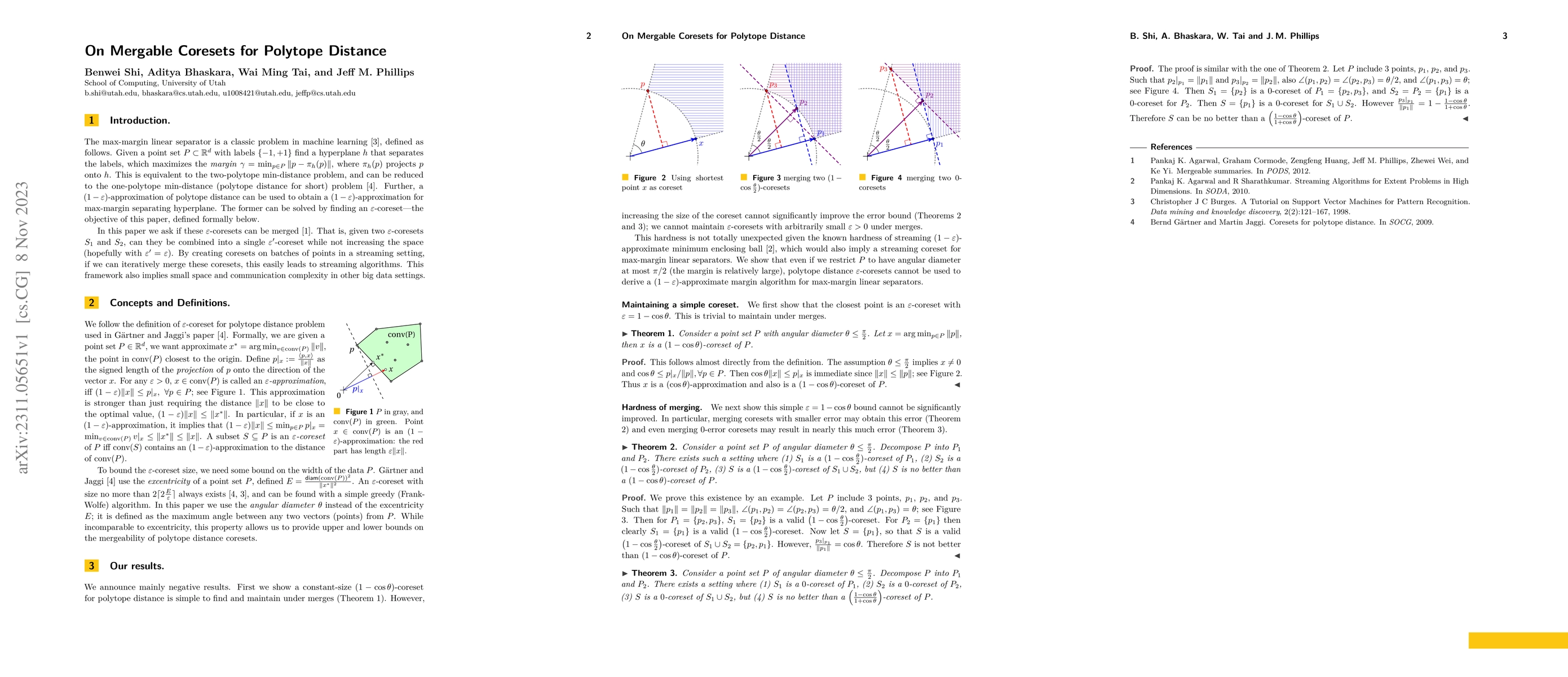 Thumbnail for On Mergable Coresets for Polytope Distance