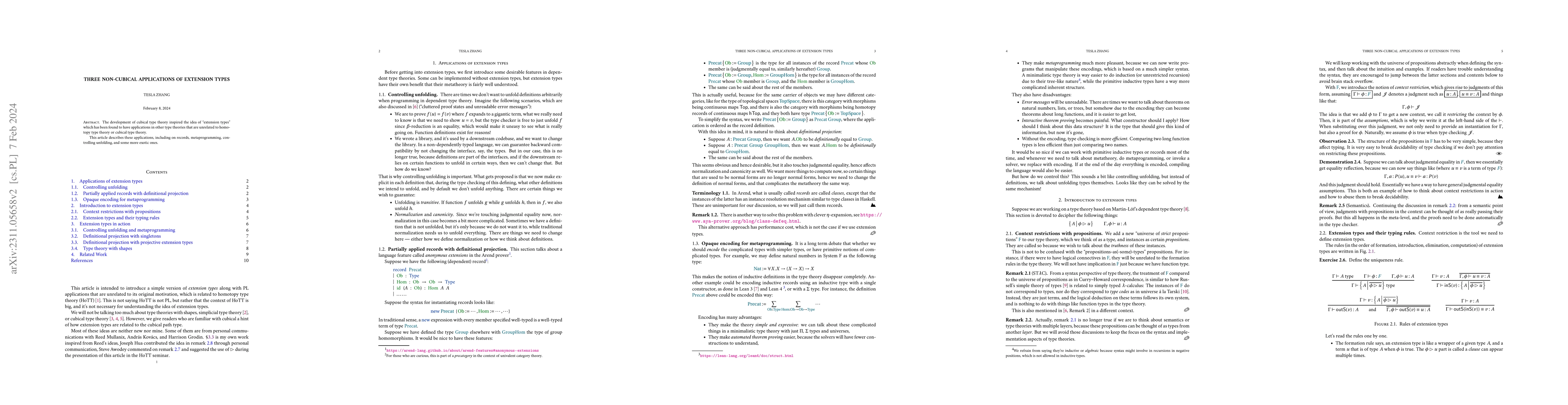 Thumbnail for Three non-cubical applications of extension types