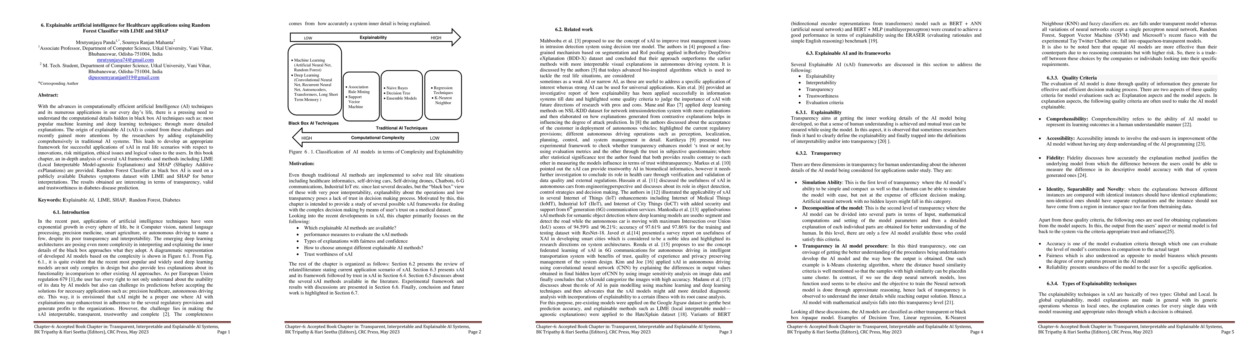 Thumbnail for Explainable artificial intelligence for Healthcare applications using
  Random Forest Classifier with LIME and SHAP