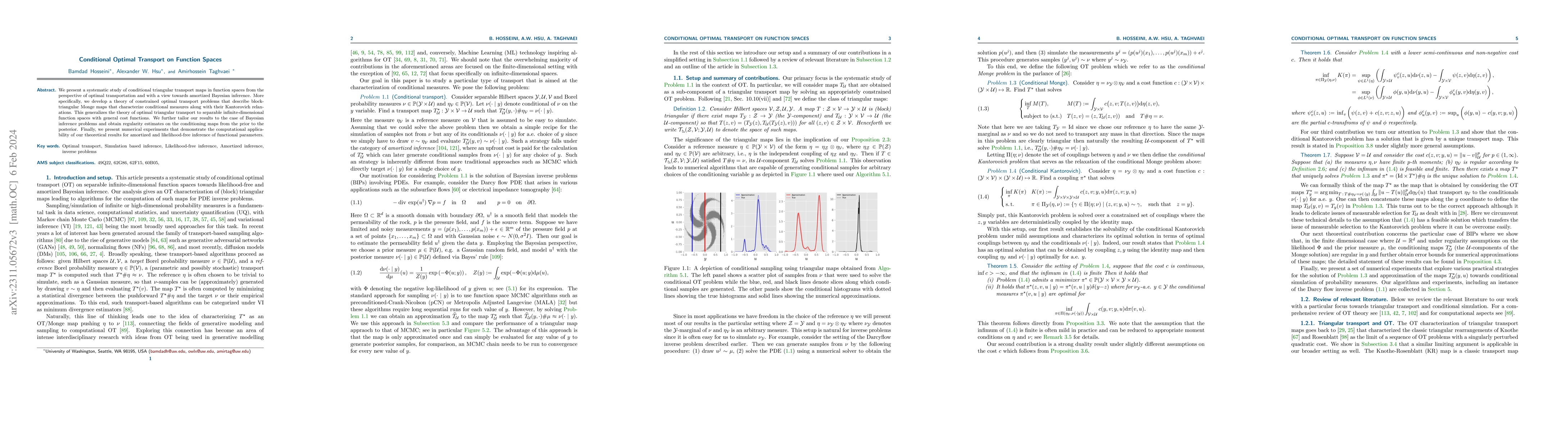 Thumbnail for Conditional Optimal Transport on Function Spaces