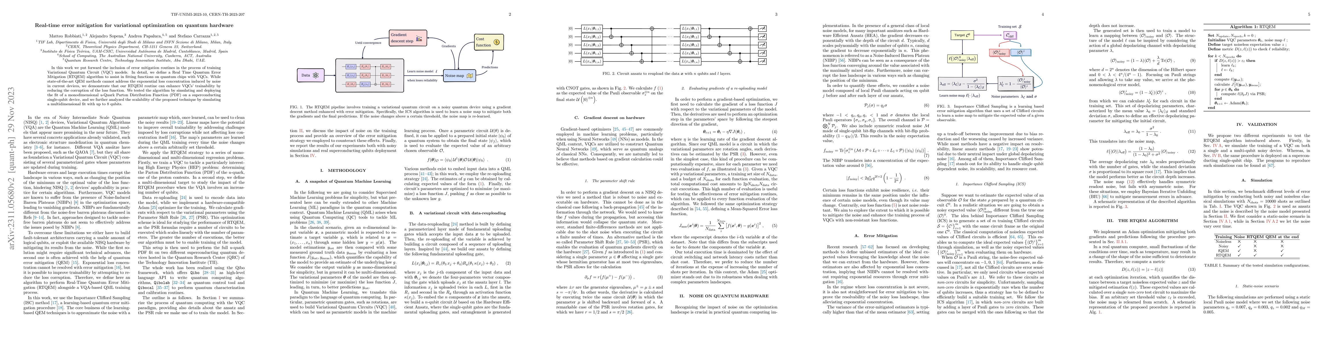 Thumbnail for Real-time error mitigation for variational optimization on quantum
  hardware