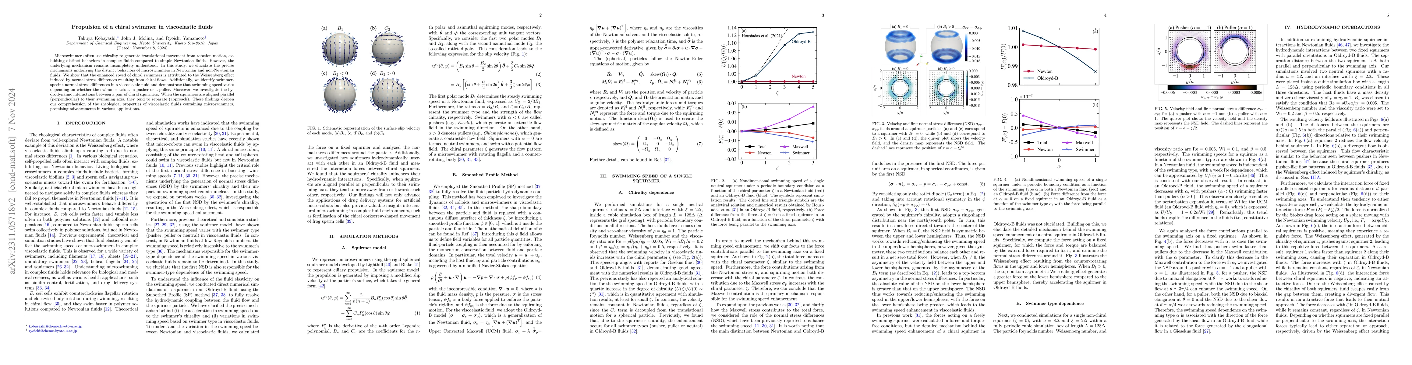 Thumbnail for Propulsion of a chiral microswimmer in viscoelastic fluids
