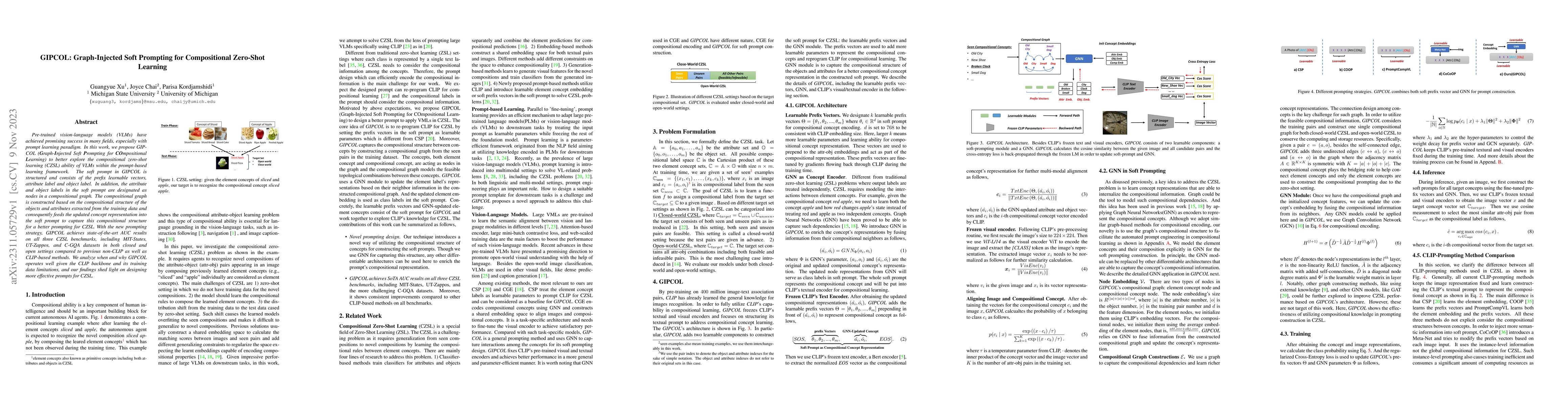 Thumbnail for GIPCOL: Graph-Injected Soft Prompting for Compositional Zero-Shot
  Learning