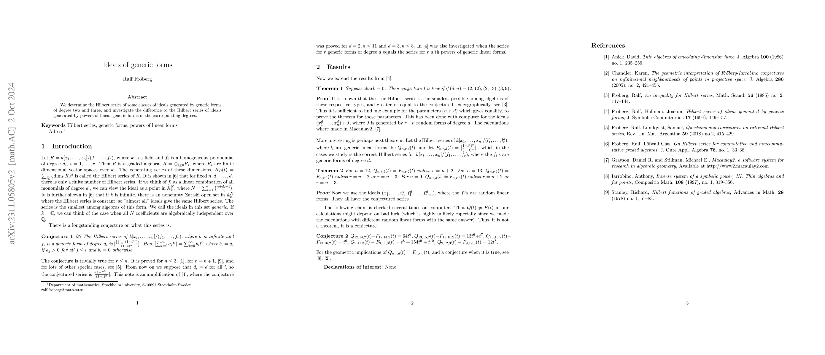 Thumbnail for Generic forms