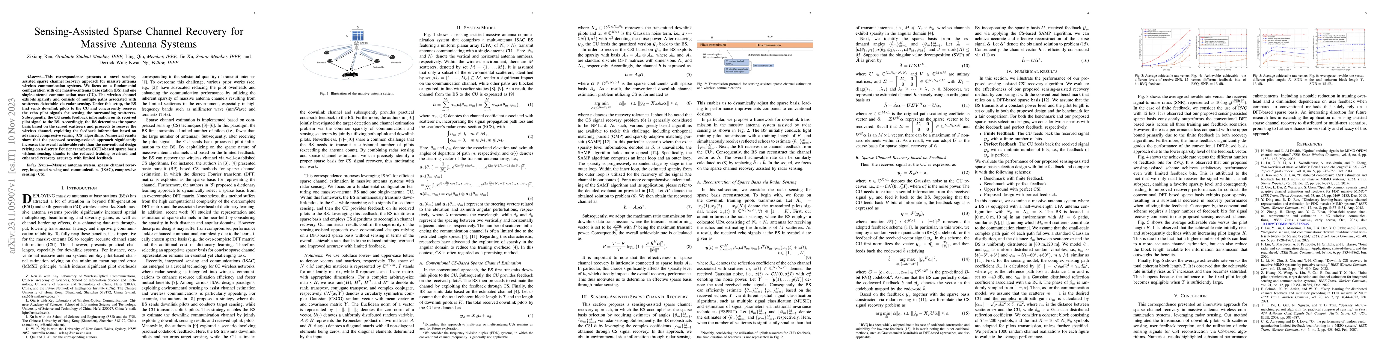 Thumbnail for Sensing-Assisted Sparse Channel Recovery for Massive Antenna Systems