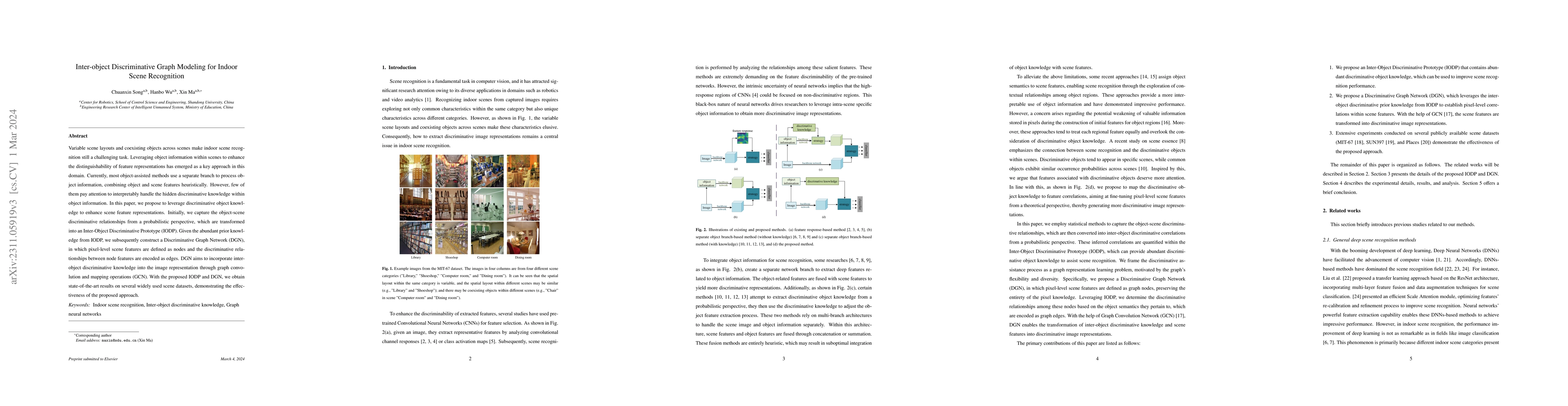 Thumbnail for Inter-object Discriminative Graph Modeling for Indoor Scene Recognition