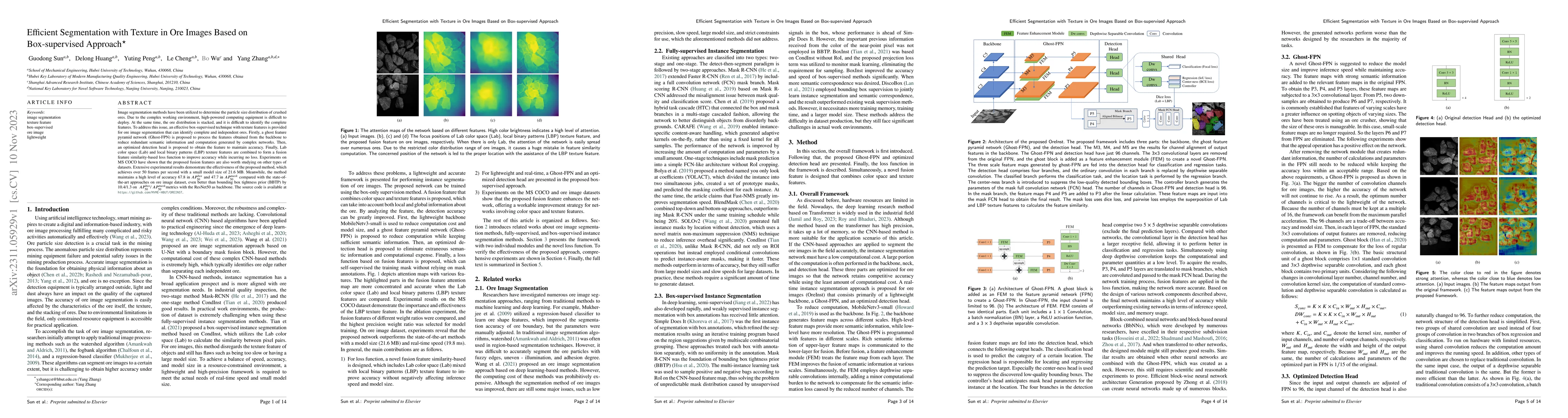 Thumbnail for Efficient Segmentation with Texture in Ore Images Based on
  Box-supervised Approach
