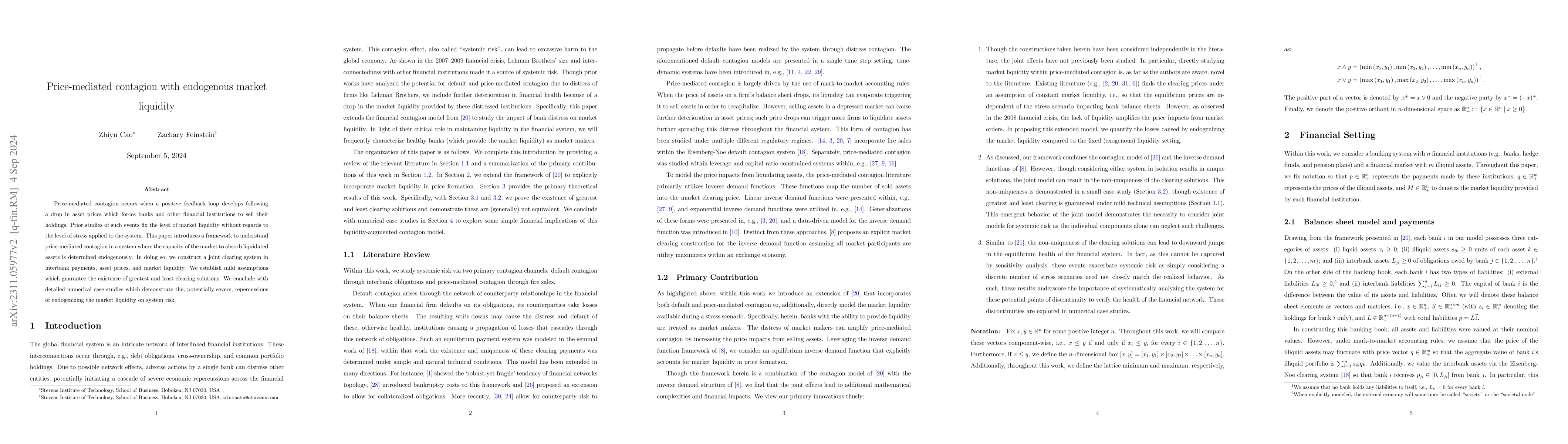 Thumbnail for Price-mediated contagion with endogenous market liquidity