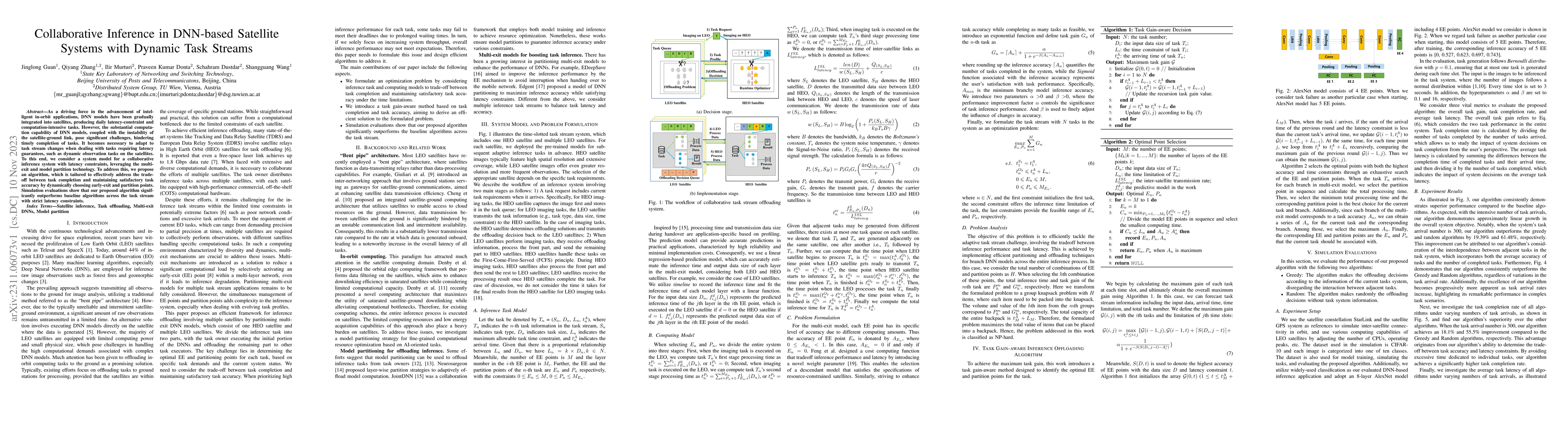 Thumbnail for Collaborative Inference in DNN-based Satellite Systems with Dynamic Task
  Streams