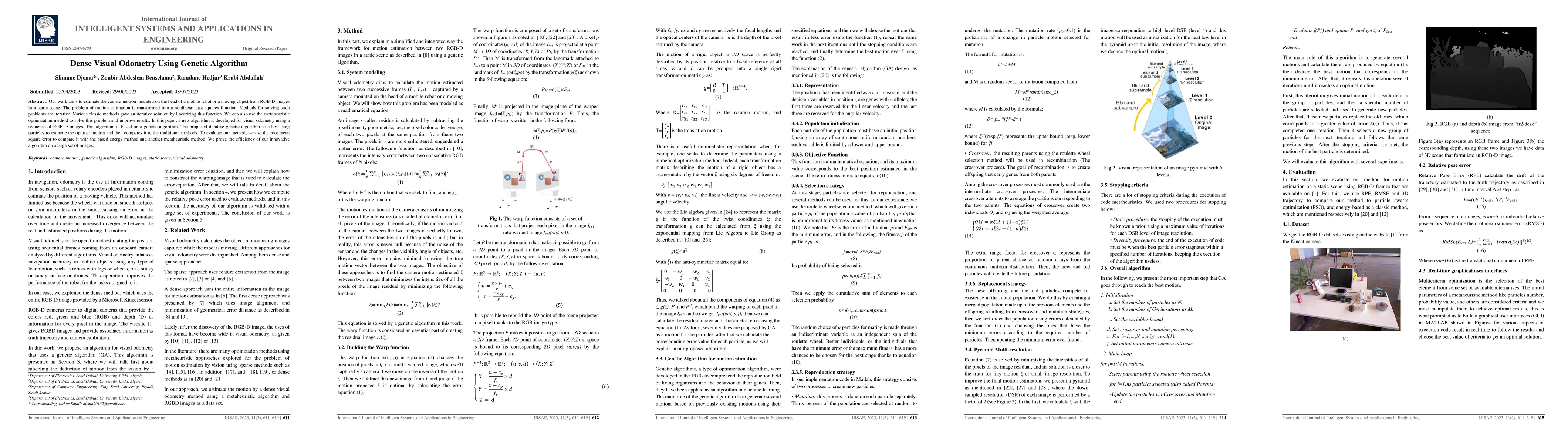 Thumbnail for Dense Visual Odometry Using Genetic Algorithm