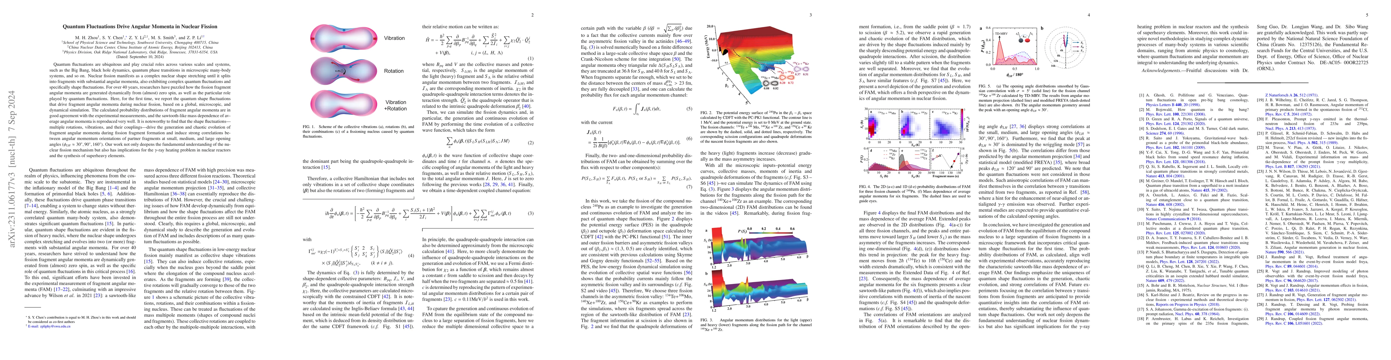 Thumbnail for Quantum Fluctuations Driving the Generation and Strong Correlations of
  Fission Fragment Angular Momenta