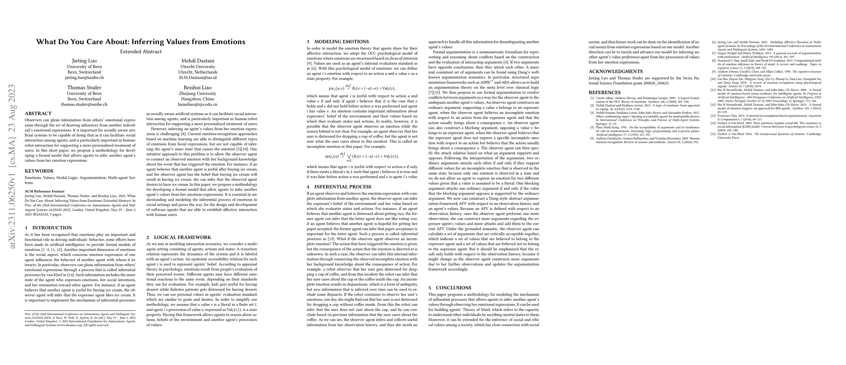 Thumbnail for What Do You Care About: Inferring Values from Emotions