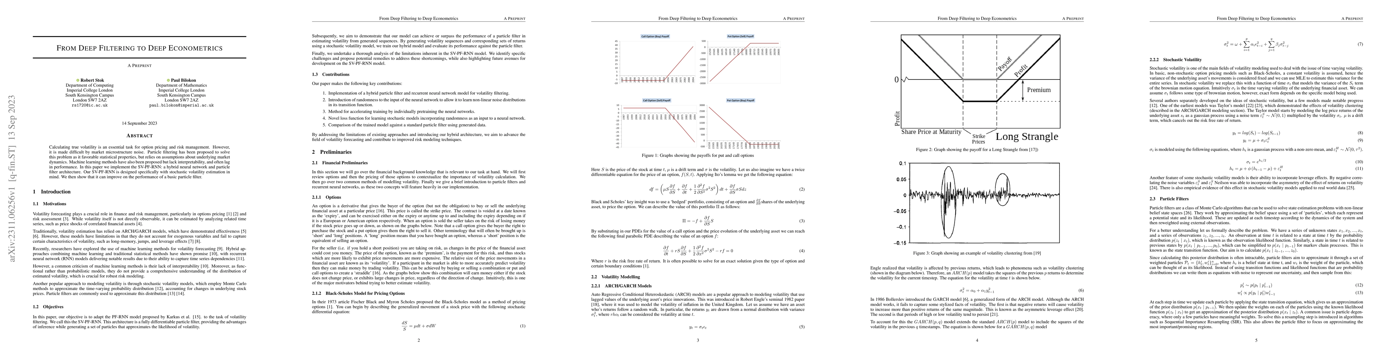 Thumbnail for From Deep Filtering to Deep Econometrics