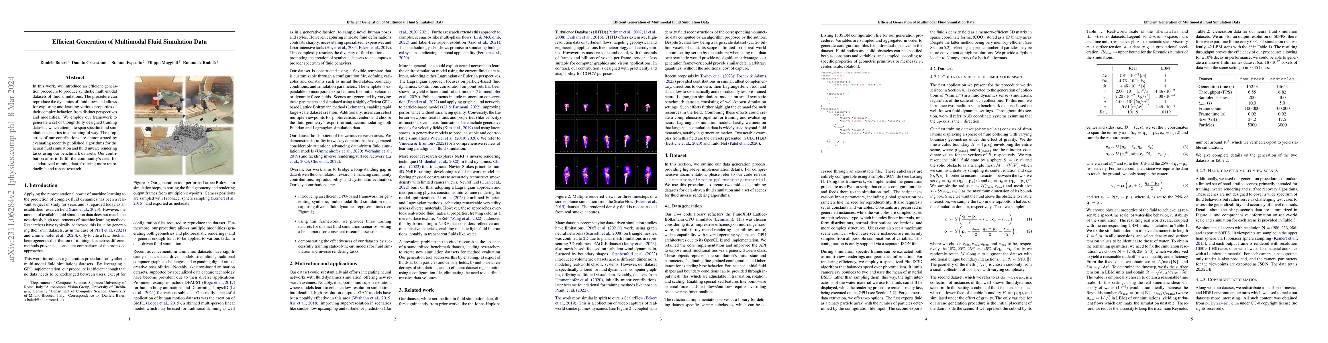 Thumbnail for Efficient Generation of Multimodal Fluid Simulation Data