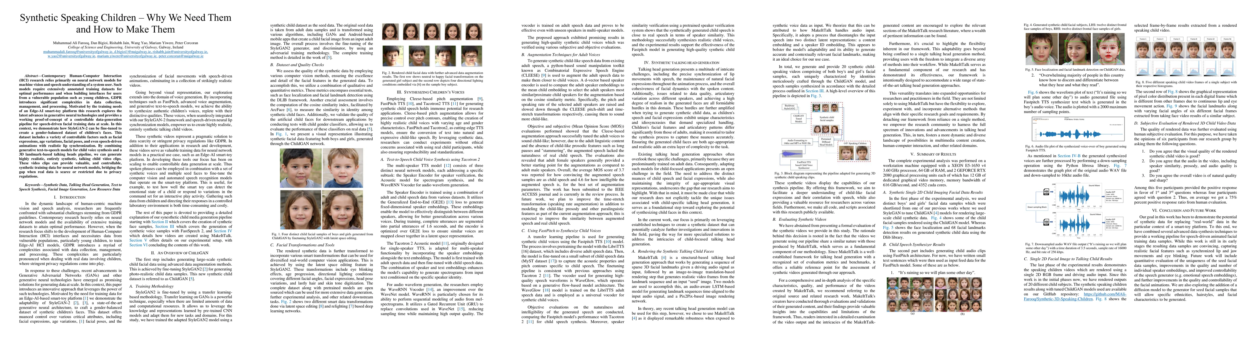 Thumbnail for Synthetic Speaking Children -- Why We Need Them and How to Make Them