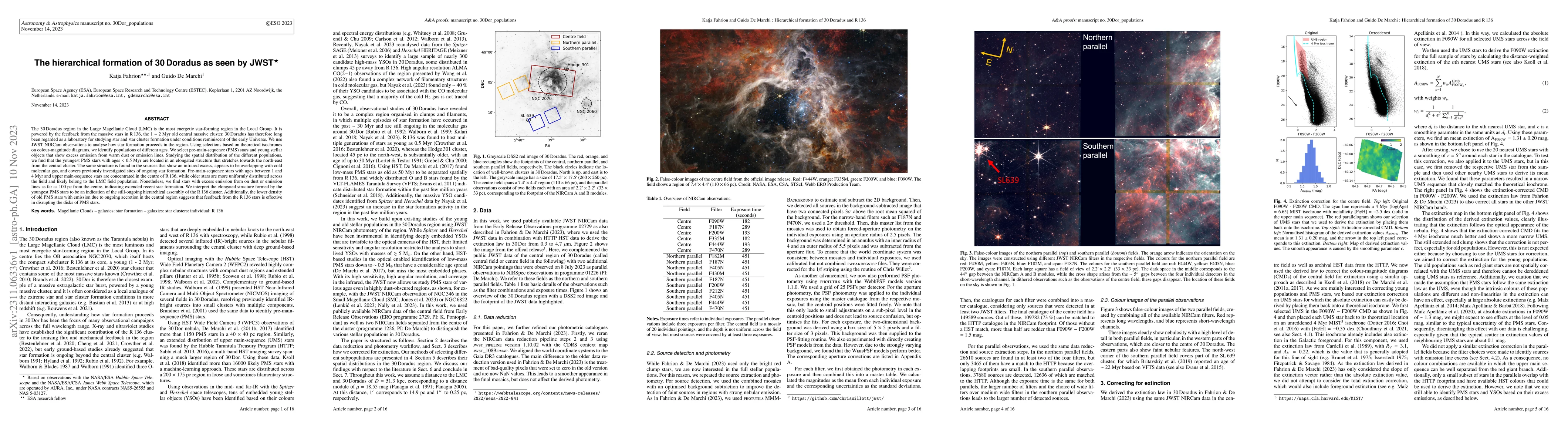 Thumbnail for The hierarchical formation of 30 Doradus as seen by JWST