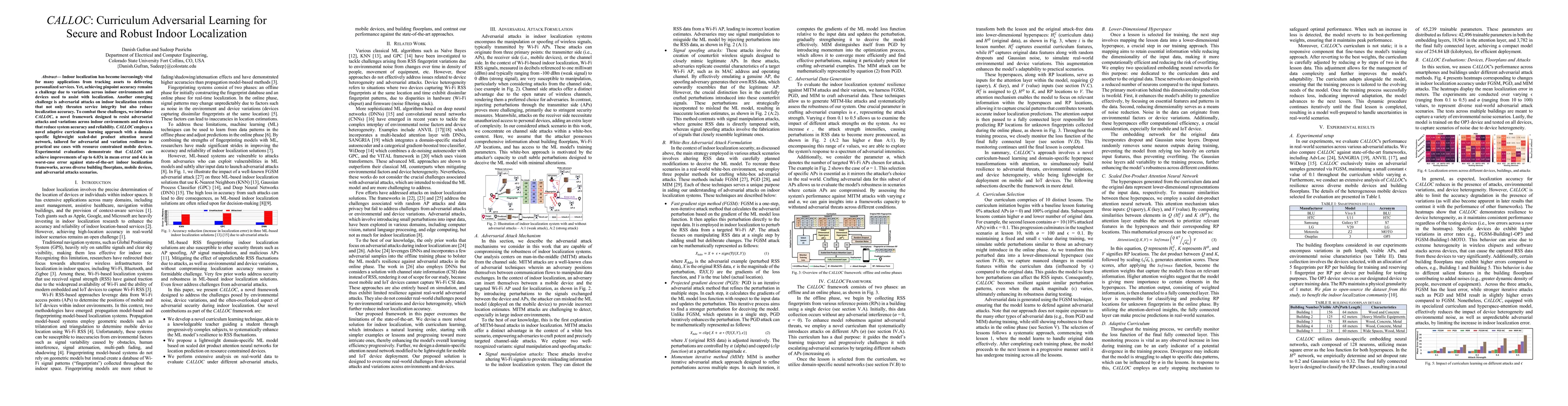 Thumbnail for CALLOC: Curriculum Adversarial Learning for Secure and Robust Indoor
  Localization