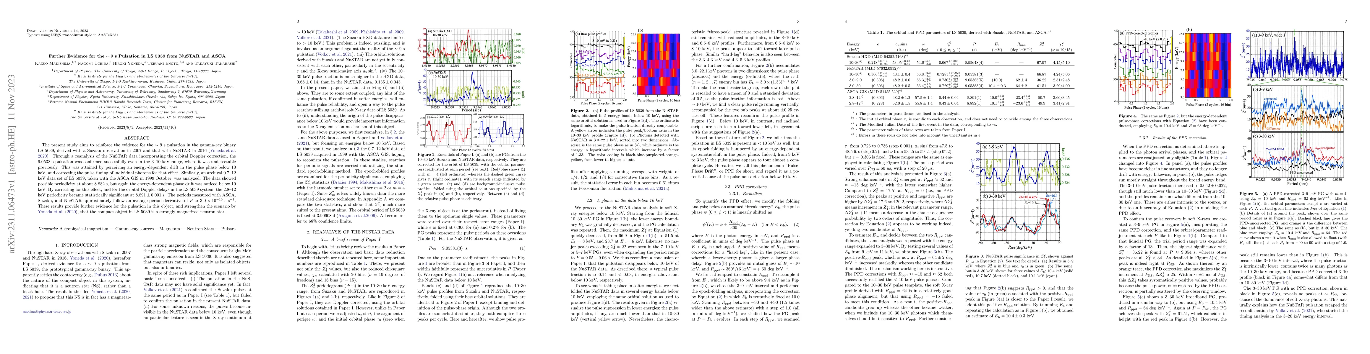 Thumbnail for Further Evidence for the ~ 9 s Pulsation in LS 5039 from NuSTAR and ASCA