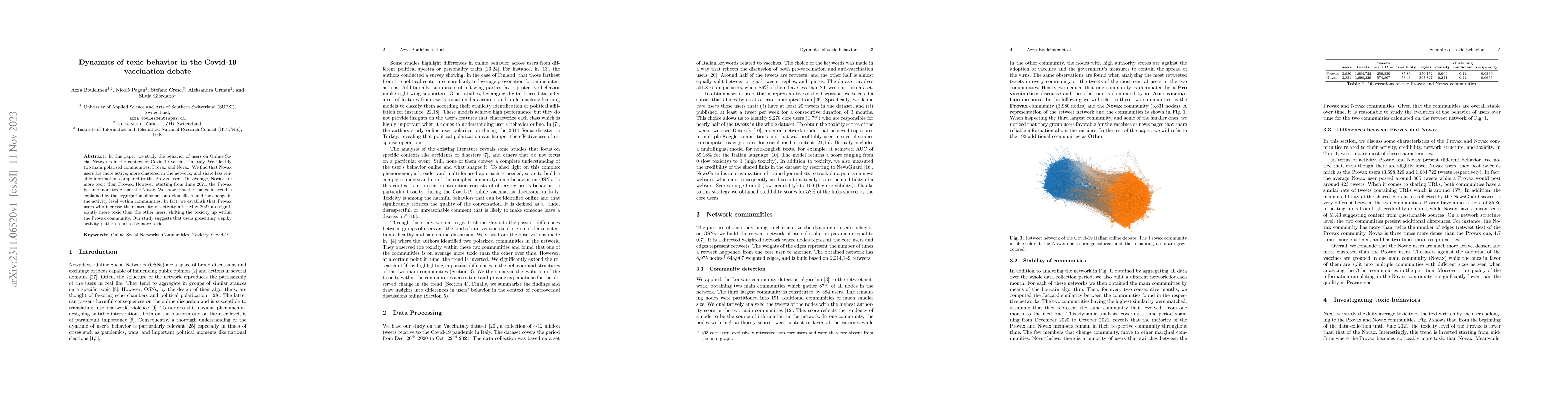 Thumbnail for Dynamics of toxic behavior in the Covid-19 vaccination debate