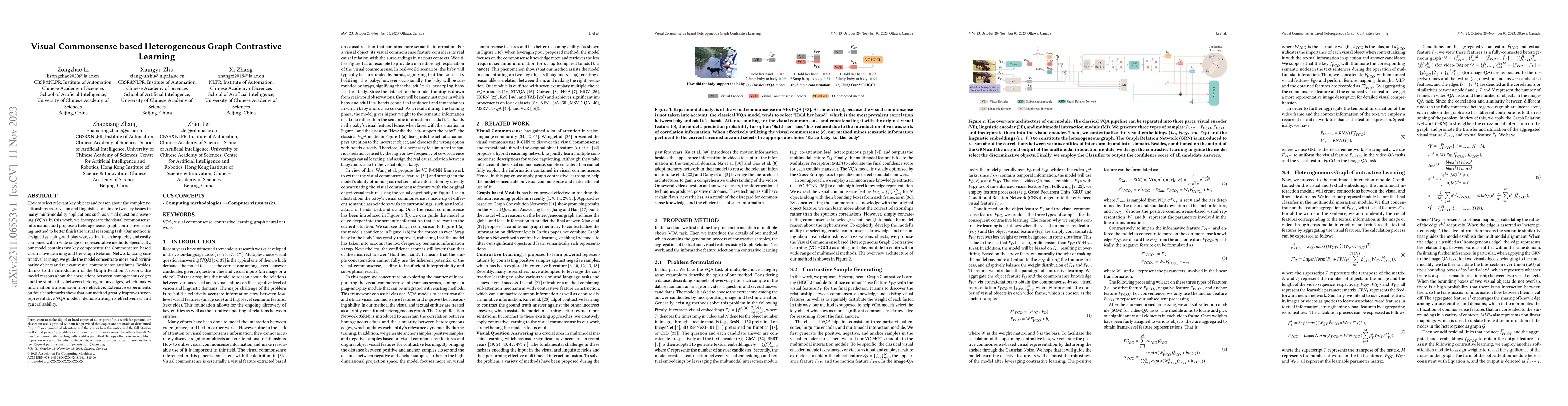 Thumbnail for Visual Commonsense based Heterogeneous Graph Contrastive Learning