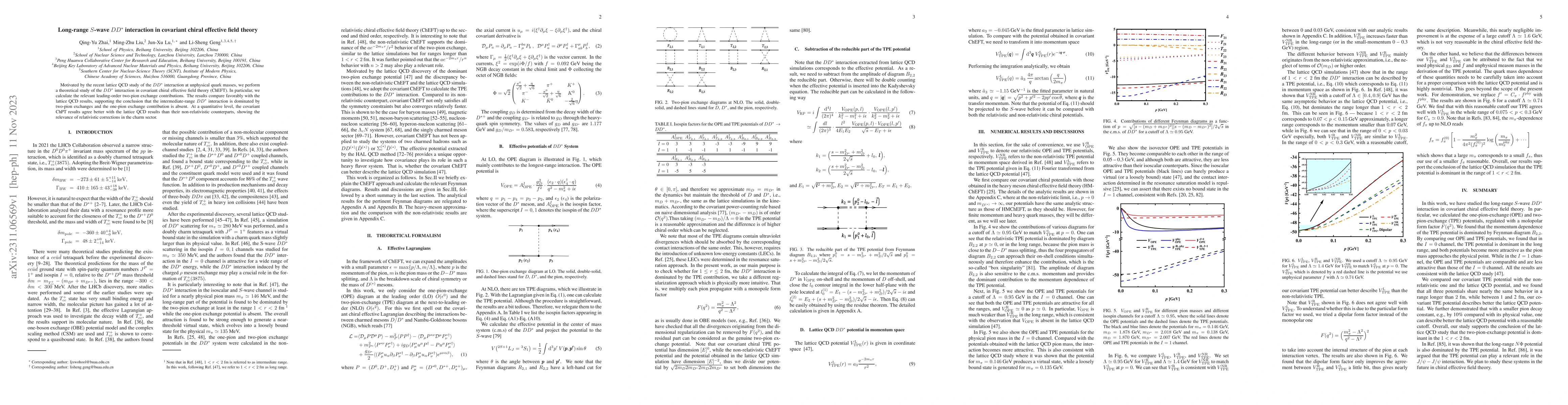 Thumbnail for Long-range $S$-wave $DD^*$ interaction in covariant chiral effective
  field theory