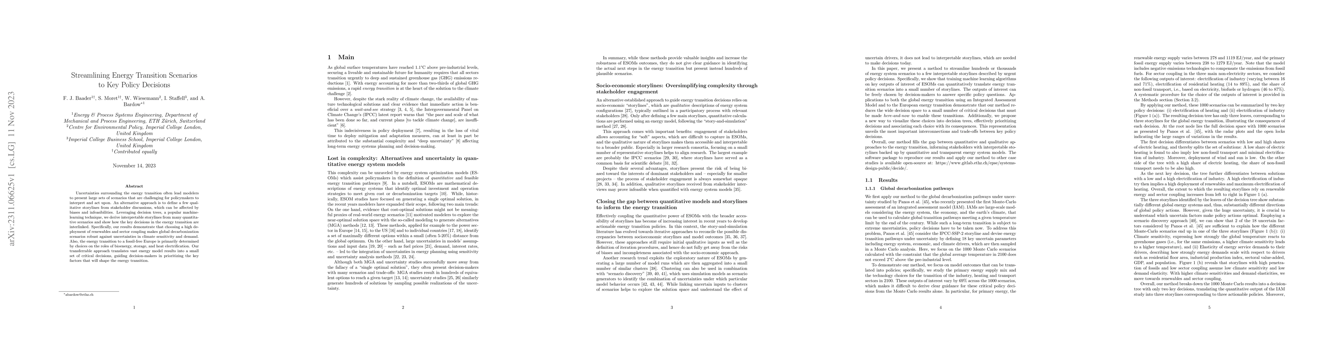 Thumbnail for Streamlining Energy Transition Scenarios to Key Policy Decisions