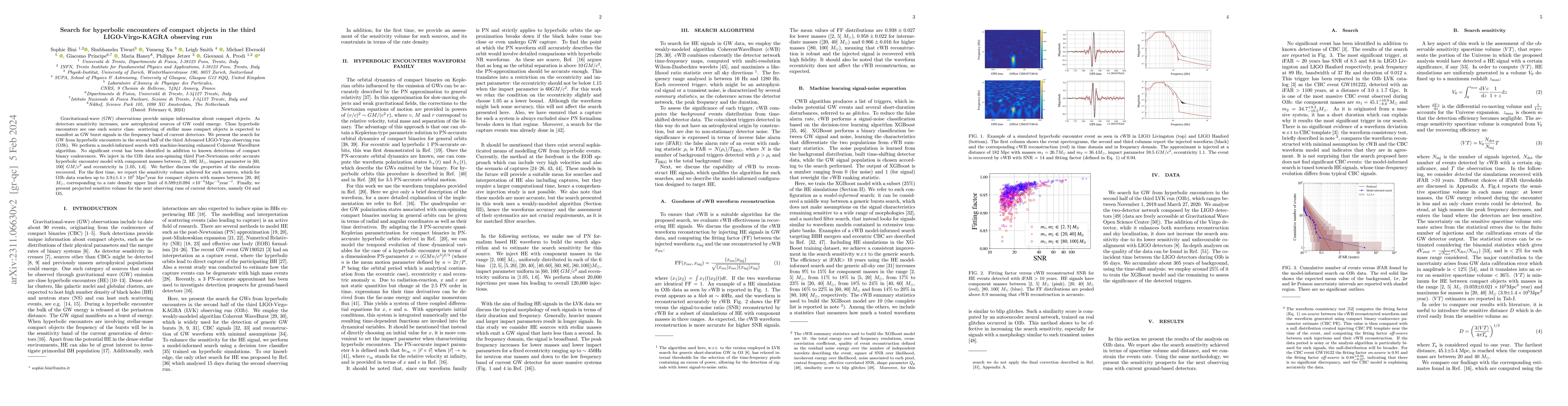 Thumbnail for Search for hyperbolic encounters of compact objects in the third
  LIGO-Virgo-KAGRA observing run