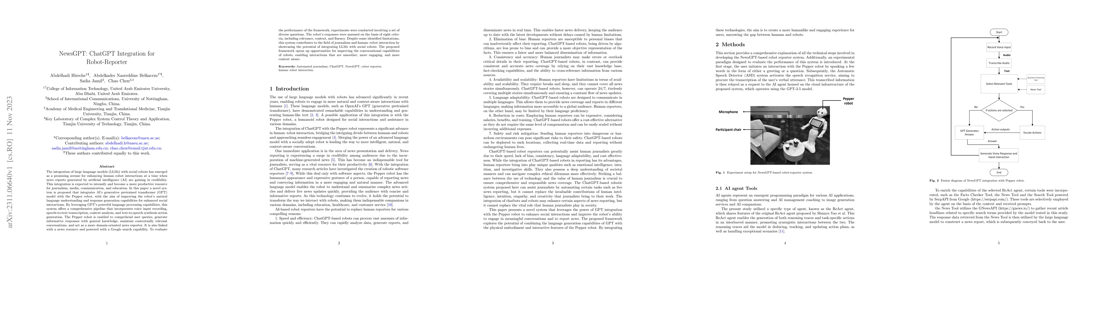 Thumbnail for NewsGPT: ChatGPT Integration for Robot-Reporter