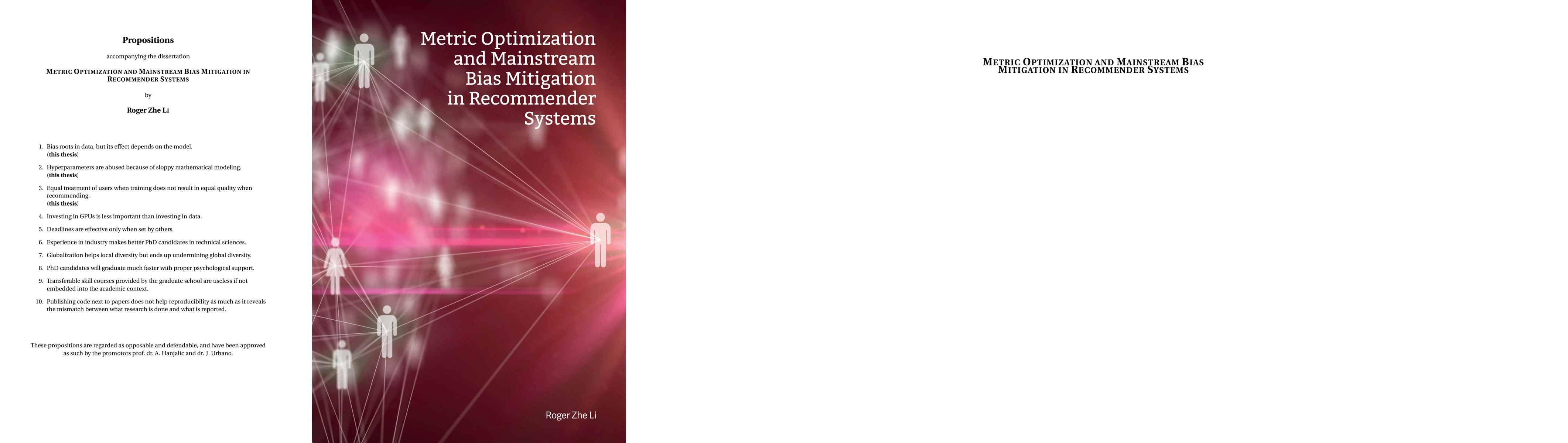 Thumbnail for Metric Optimization and Mainstream Bias Mitigation in Recommender
  Systems