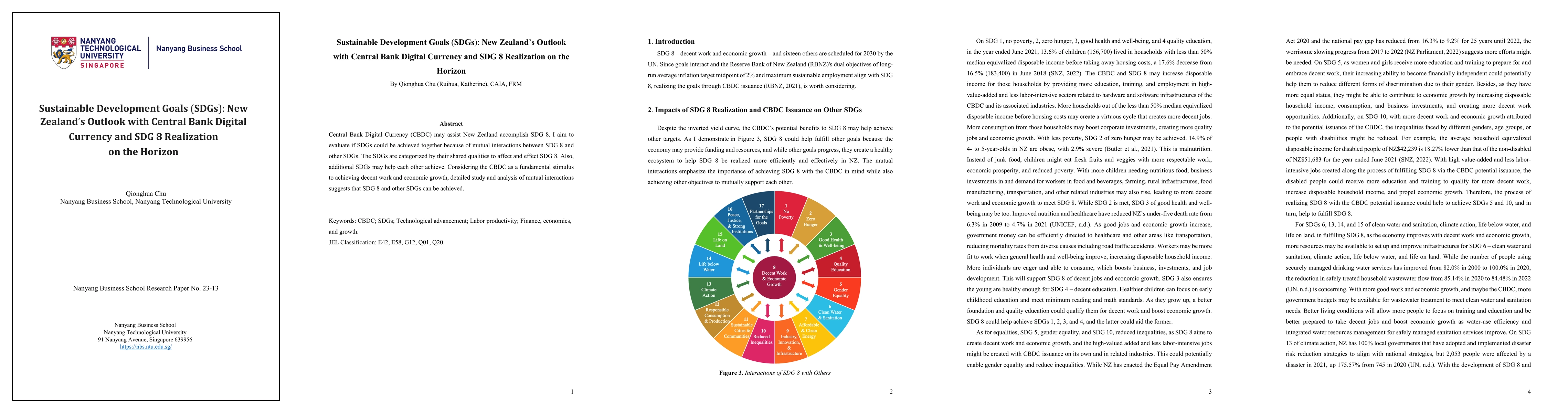 Thumbnail for Sustainable Development Goals (SDGs): New Zealand Outlook with Central
  Bank Digital Currency and SDG 8 Realization on the Horizon