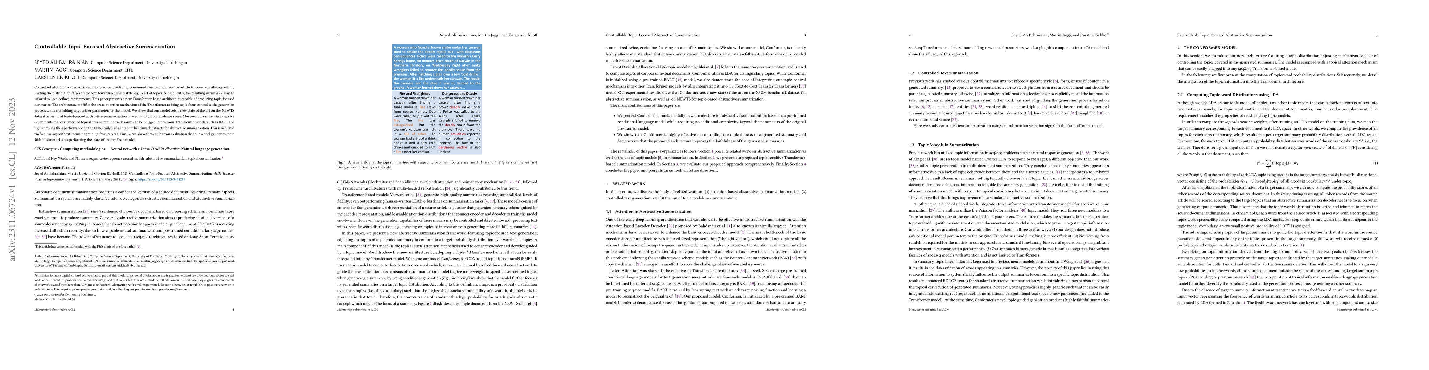 Thumbnail for Controllable Topic-Focused Abstractive Summarization