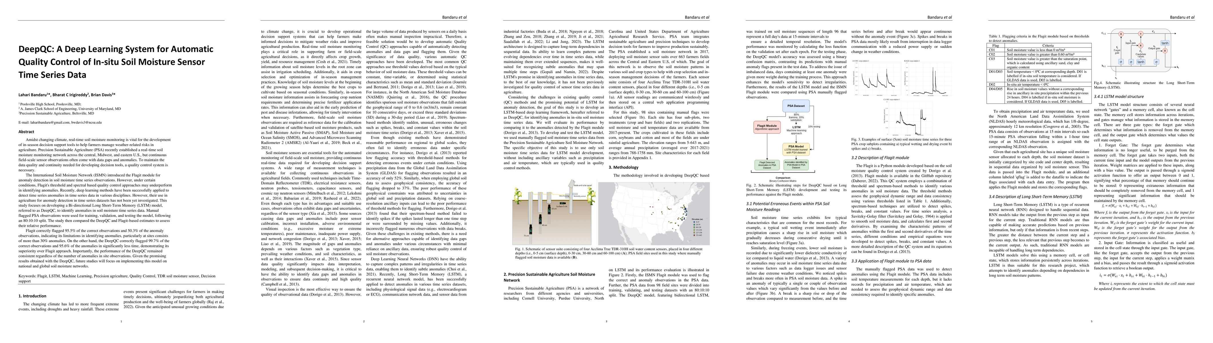 Thumbnail for DeepQC: A Deep Learning System for Automatic Quality Control of In-situ
  Soil Moisture Sensor Time Series Data