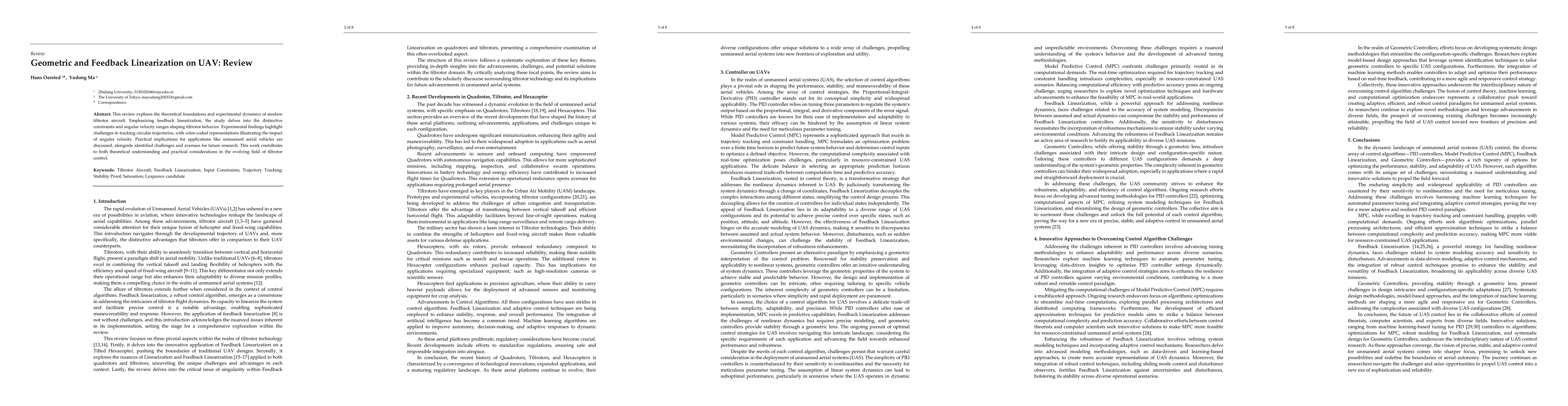 Thumbnail for Challenges in Controllers on UAV Aircraft: Theory and Practice