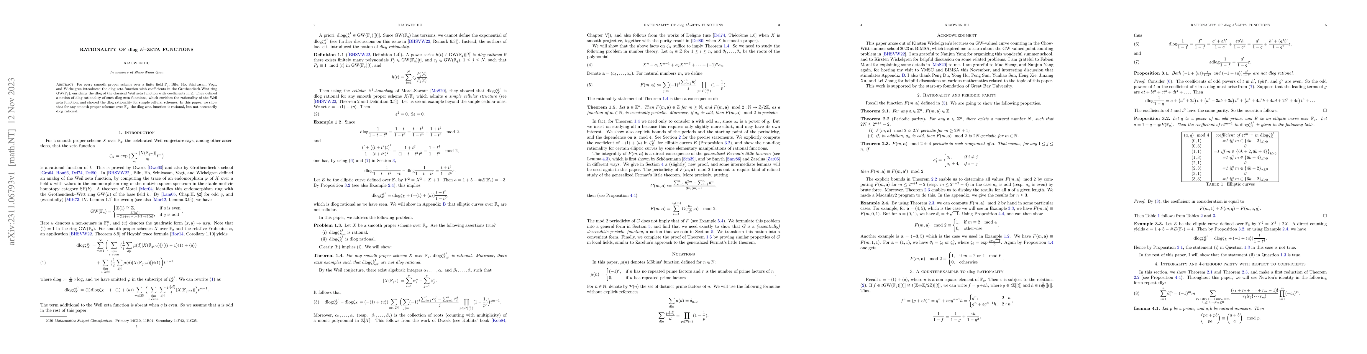 Thumbnail for Rationality of $\mbox{dlog}$ $\mathbb{A}^1$-zeta functions